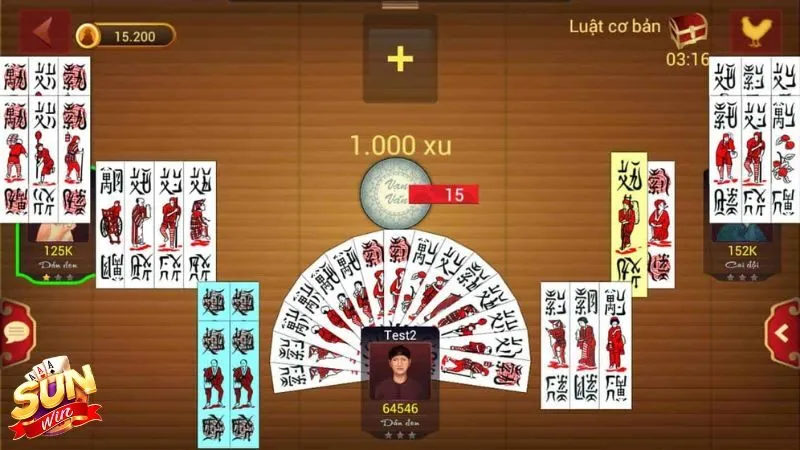 Bộ bài Chắn sẽ được chia thành 5 phần bằng nhau với mỗi phần gồm 20 lá bài