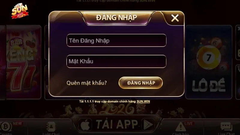 Đăng nhập Sun Win đơn giản